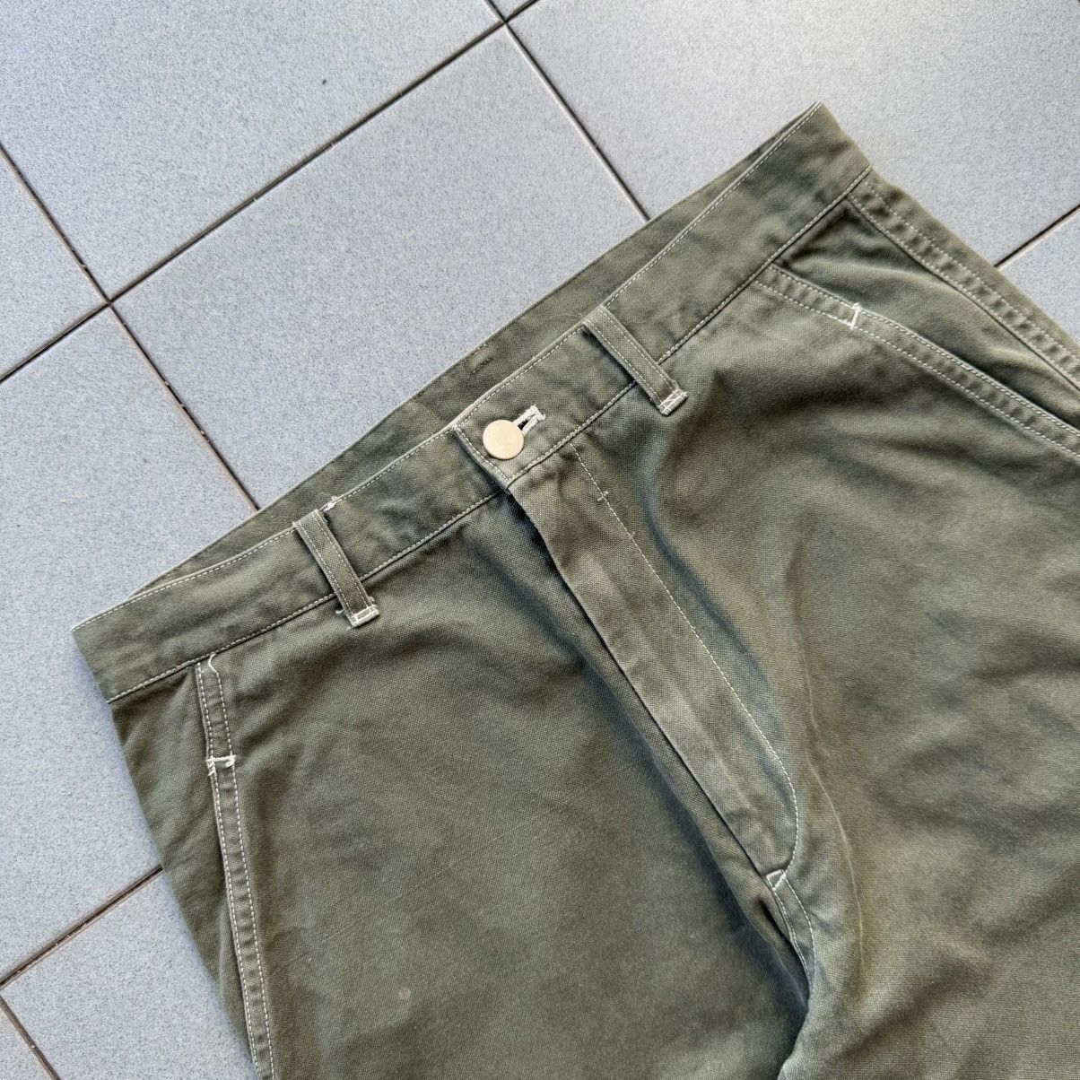 Issey Miyake Vintage 80s Issey Miyake White Stitching Military Trouser Size US 28 / EU 44 - 5 Thumbnail