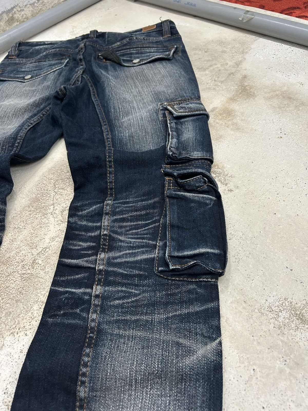 Tornado Mart Nicole Club Men Archive Mud Washed Whiskering Cargo Pocket Size US 30 / EU 46 - 17 Thumbnail