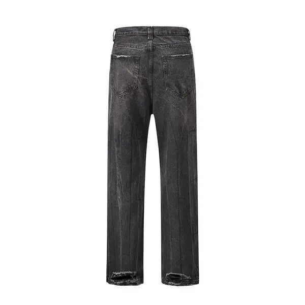Japanese Brand × Jean Y2K Straight Vintage Distressed Washed Baggy Jean Size US 32 / EU 48 - 4 Thumbnail