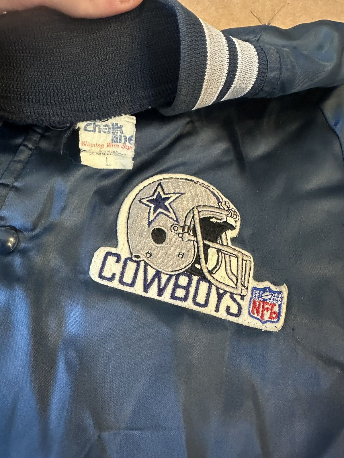 Chalk Line × Vintage Dallas Cowboys Chalk Line vintage jacket Size US L / EU 52-54 / 3 - 2 Thumbnail
