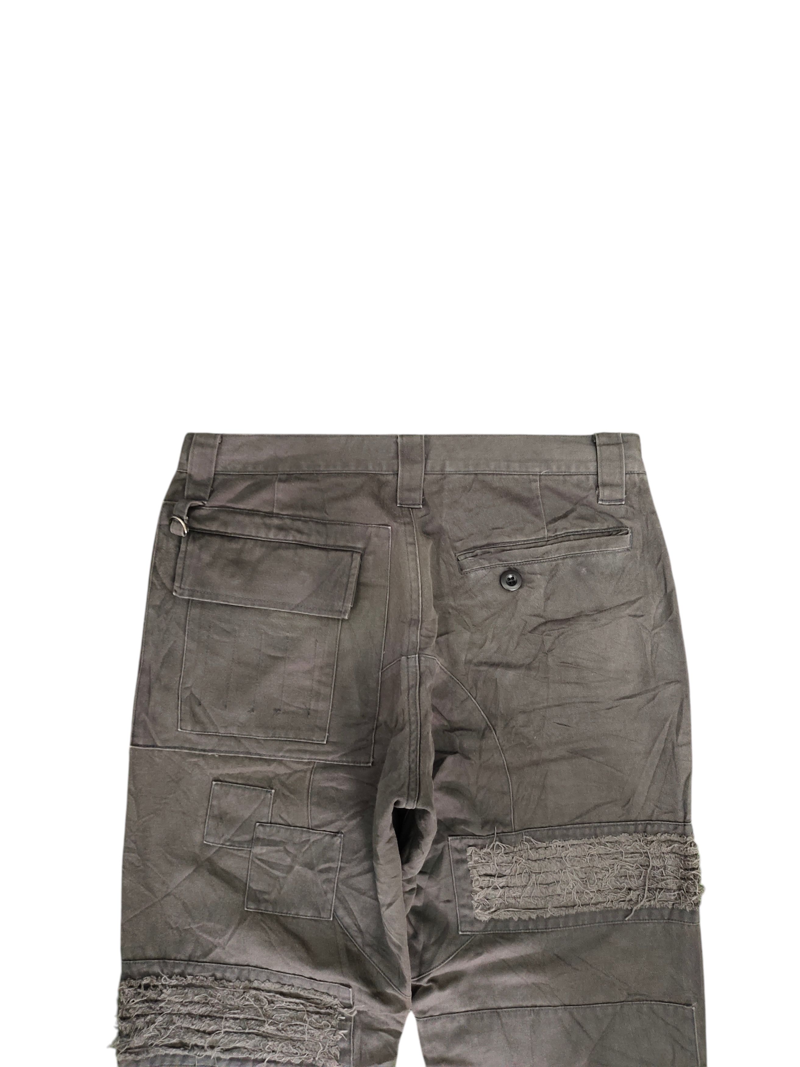 Yohji Yamamoto Gomme Homme By Yohji Yamamoto Patchwork Trouser Pants Size US 30 / EU 46 - 9 Thumbnail