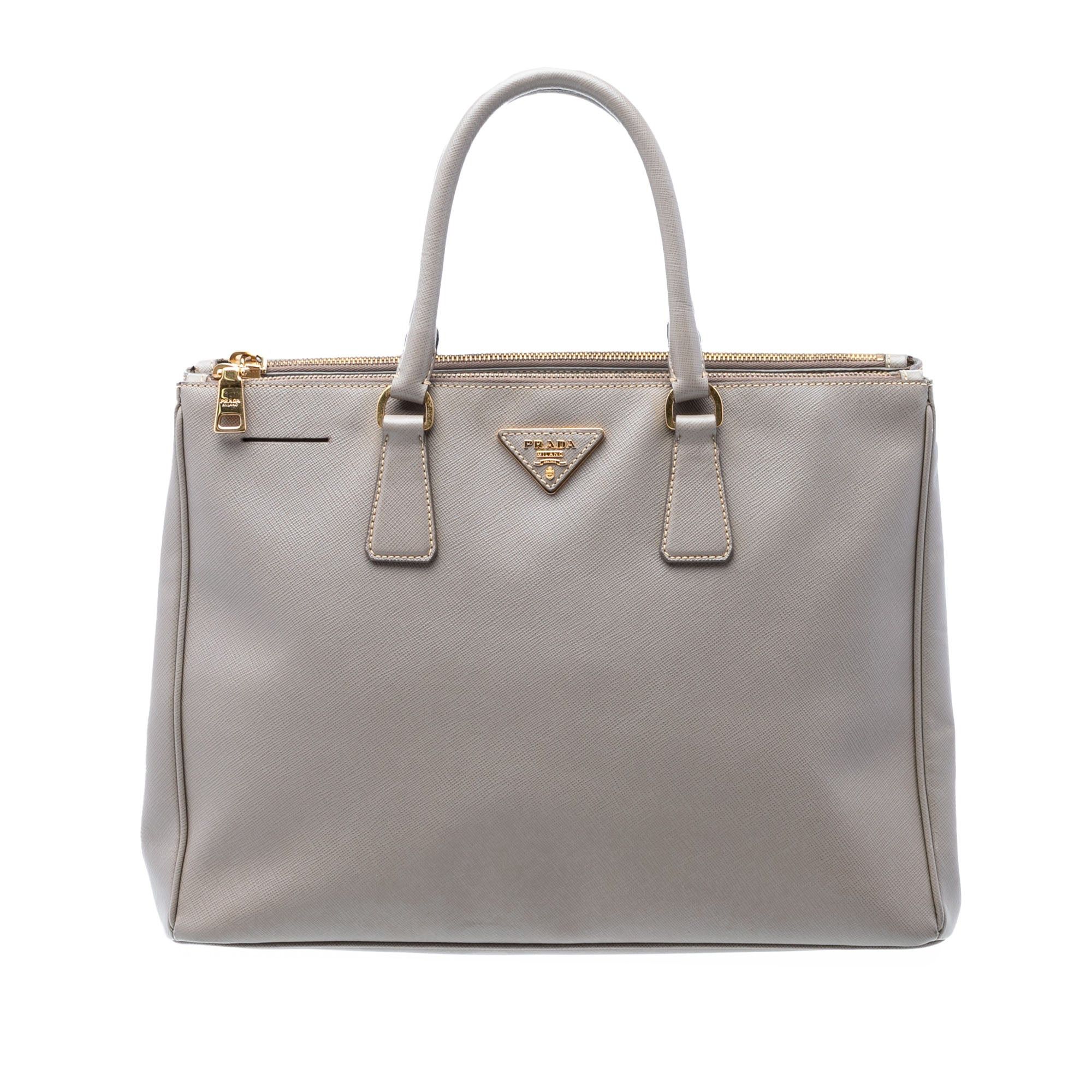Prada Large Saffiano Lux Galleria Double Zip Tote Size ONE SIZE - 1 Thumbnail