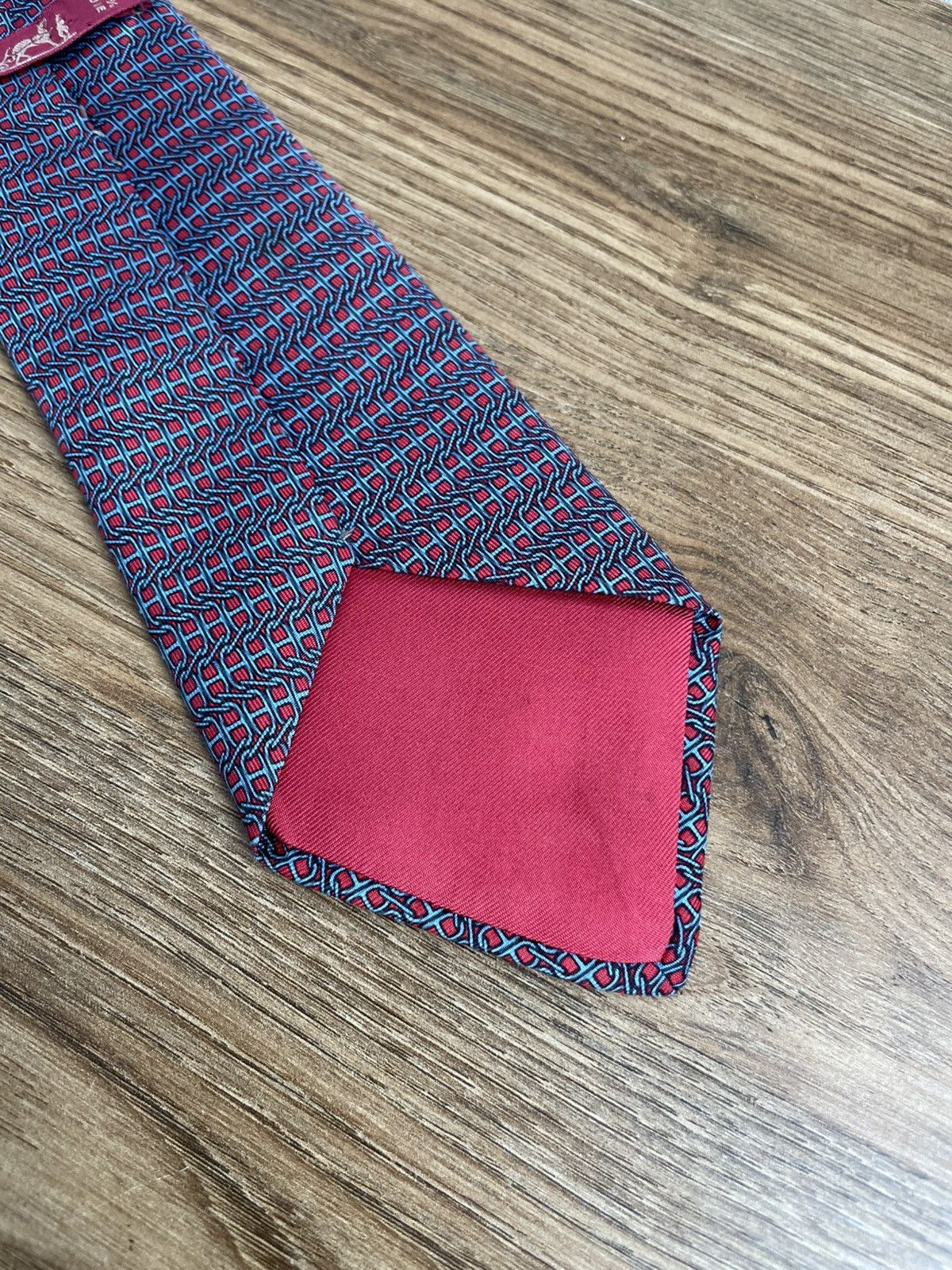Hermes Hermes Paris Vintage 90s 100% Silk Tie Made In France 940 IA Size ONE SIZE - 5 Thumbnail