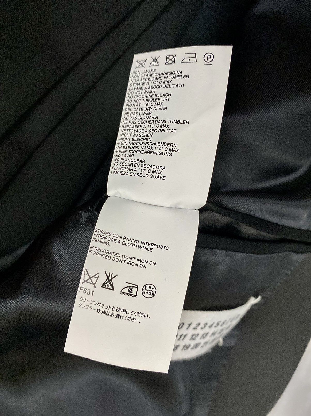 Maison Margiela Maison Margiela 🇮🇹 Black Wool Shawl Lapel 2-btn Tux 50R NWT Size 40R - 12 Thumbnail
