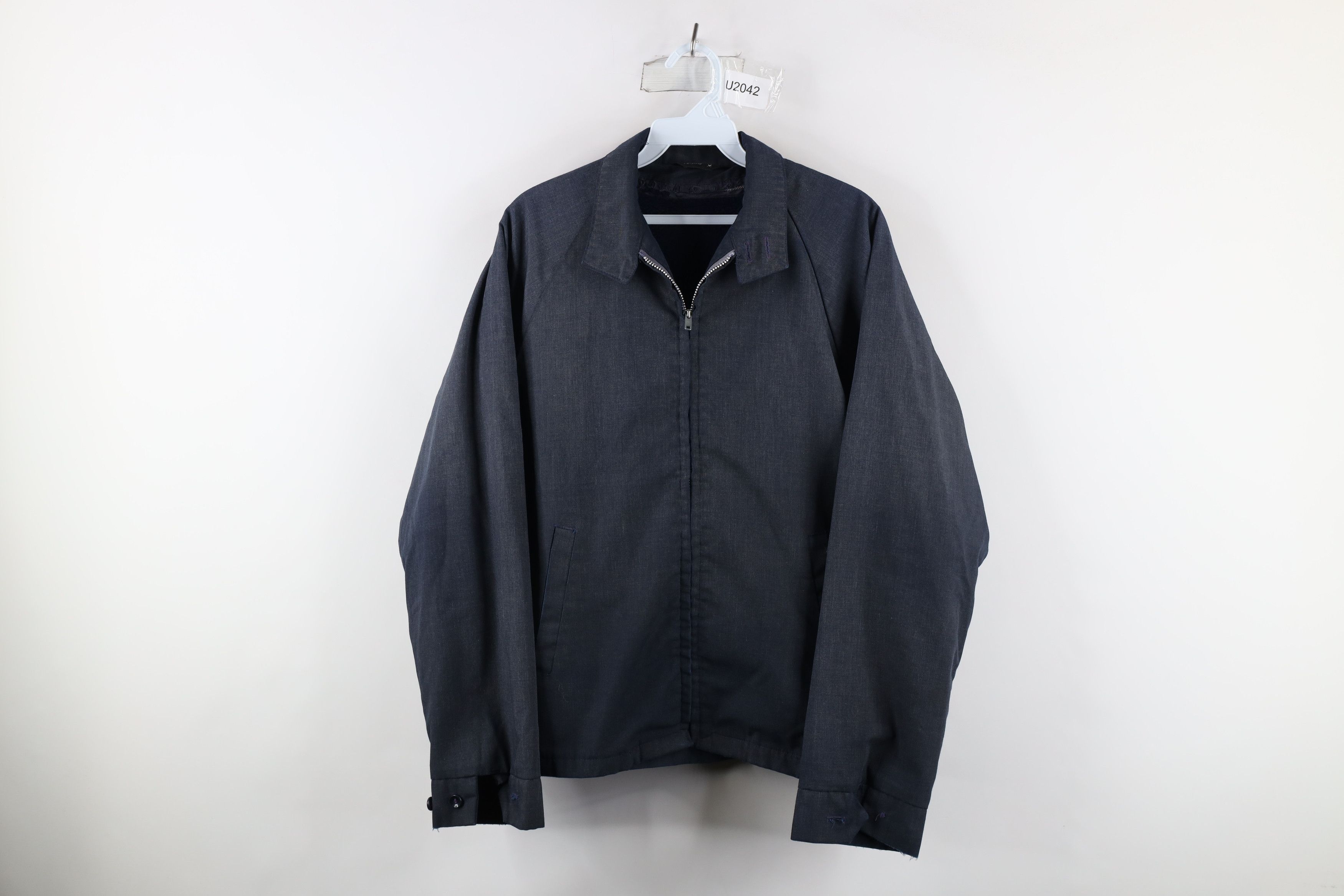 Vintage Vintage 60s Streetwear Lined Meachanic Work Jacket Blue USA Size US M / EU 48-50 / 2 - 1 Thumbnail