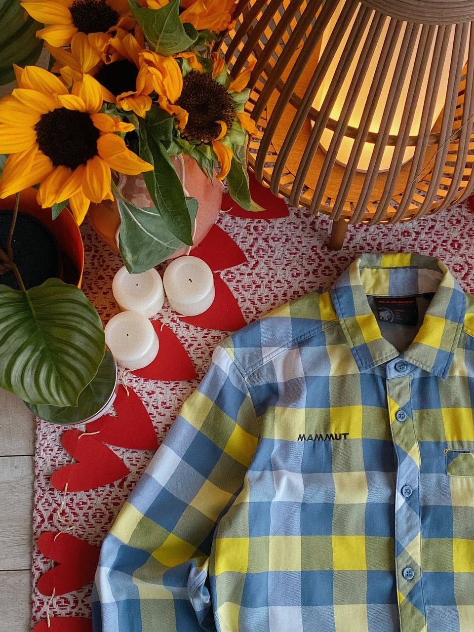 Mammut Mammut Shirt Yellow Blue Plaid Size US S / EU 44-46 / 1 - 2 Thumbnail
