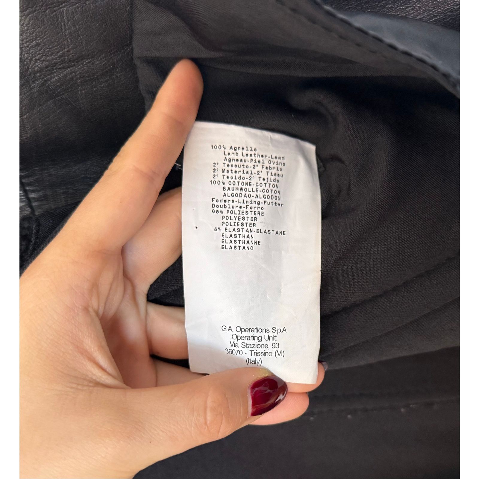 Emporio Armani Emporio Armani Leather Double Breasted Jacket with Denim Size US M / EU 48-50 / 2 - 4 Thumbnail