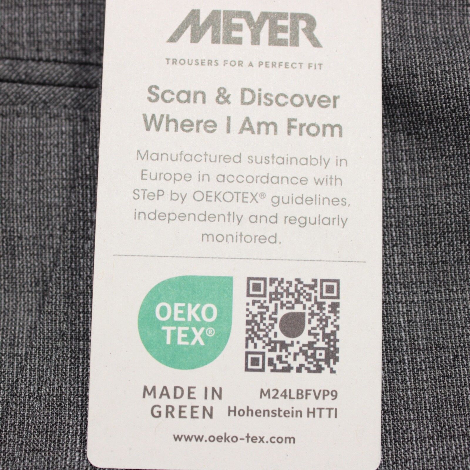Other Meyer New with tags Dress Pants Size 34 US In Gray Size US 34 / EU 50 - 5 Thumbnail