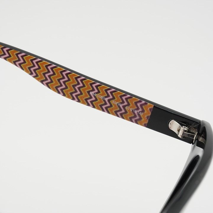 Missoni Missoni MMI 0090/S 0807 IR Sunglasses Black Cat Eye Frame Size ONE SIZE - 8 Thumbnail