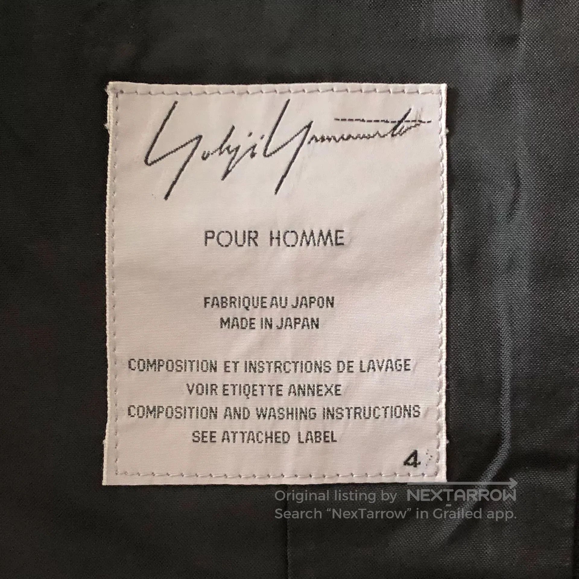 Yohji Yamamoto yohji yamamoto double. Size US M / EU 48-50 / 2 - 7 Thumbnail