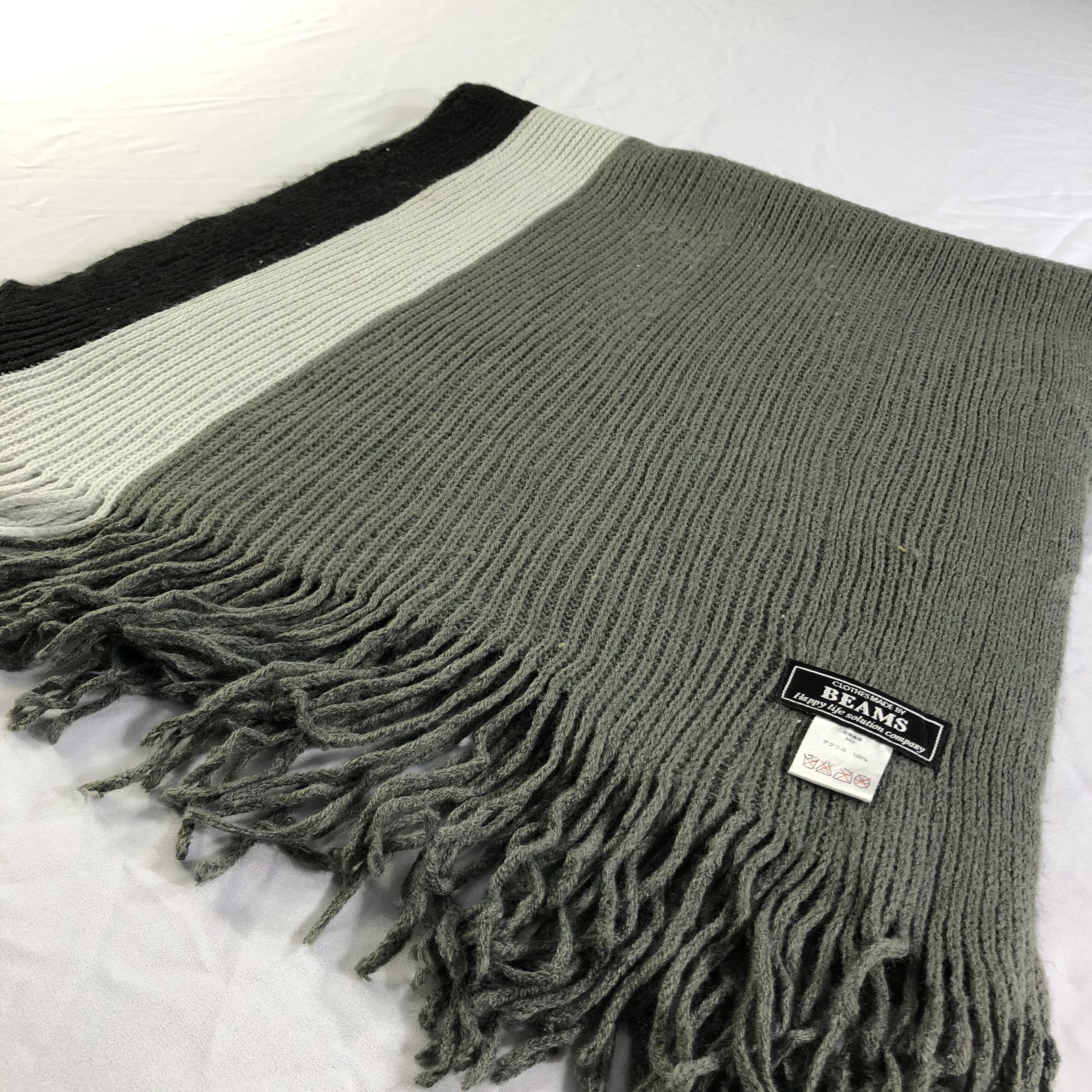 Beams Plus Beams Knit Scarf Muffler Neckwear V2557 Size ONE SIZE - 3 Thumbnail