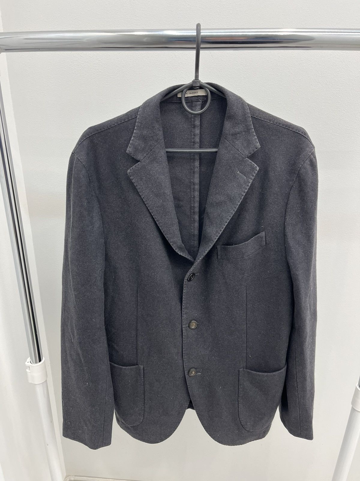 Boglioli Boglioli 3 Button Soft Wool K Jacket Blazer Size US L / EU 52-54 / 3 - 3 Thumbnail