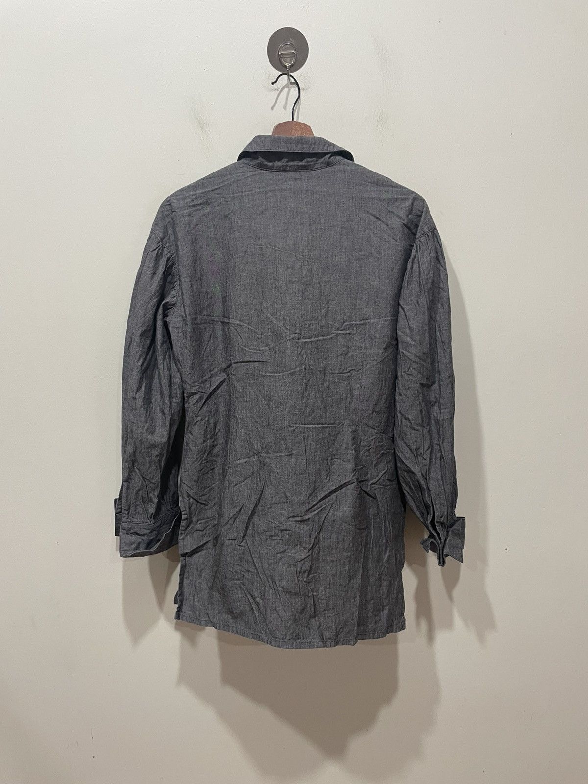 Norma Kamali Norma Kamali Button Blouse Size ONE SIZE - 2 Thumbnail