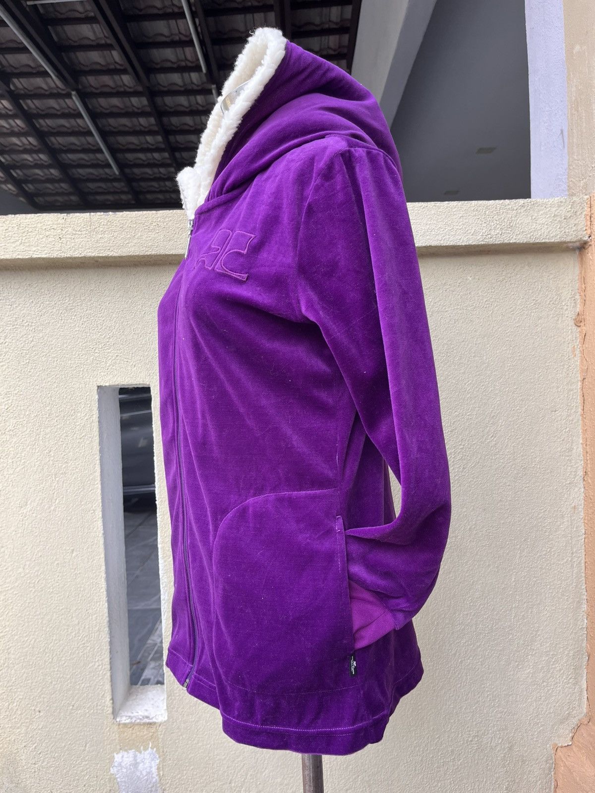 Courreges Aw10 courreges sport furure purple hoodie Size S / US 4 / IT 40 - 8 Thumbnail