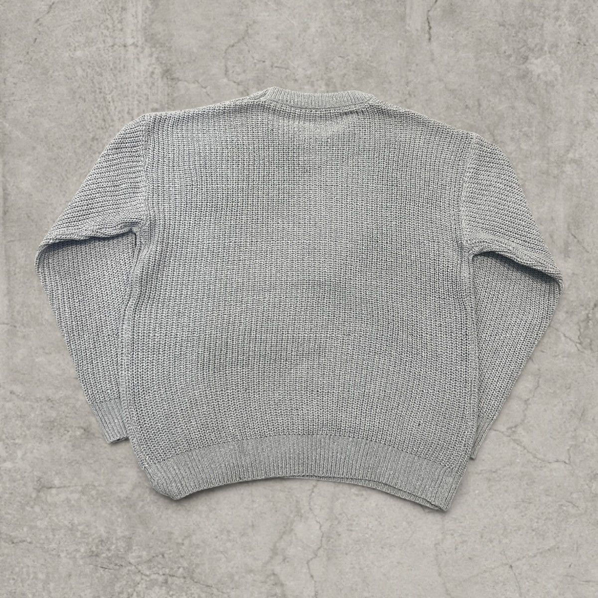 Japanese Brand Vintage style knitted jumper sweater in grey. Size L Size US M / EU 48-50 / 2 - 4 Thumbnail
