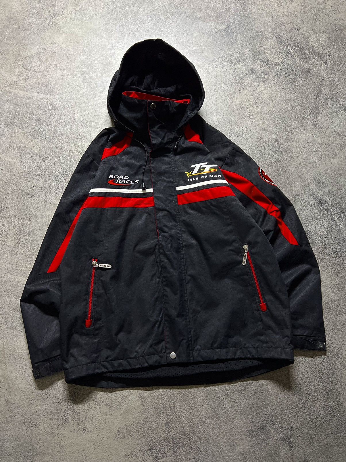 Vintage Vintage Y2k Isle Of Man Road Races Nylon Racing Jacket 00’s Size US S / EU 44-46 / 1 - 6 Thumbnail