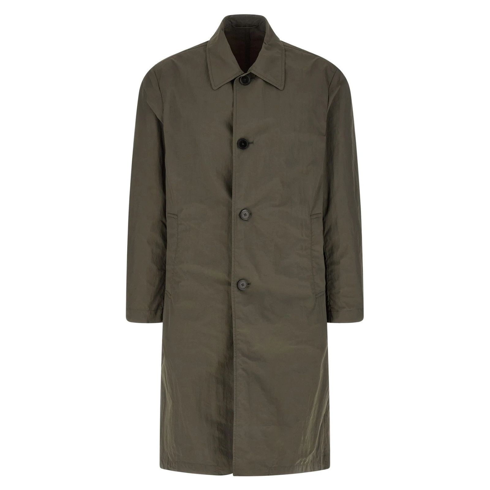 DRIES VAN NOTEN Rankles Green Long Coat New & Authentic (Men