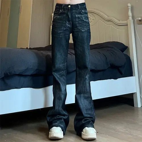 VIBE distressed fade flared jeans Size US 32 / EU 48 - 1 Thumbnail