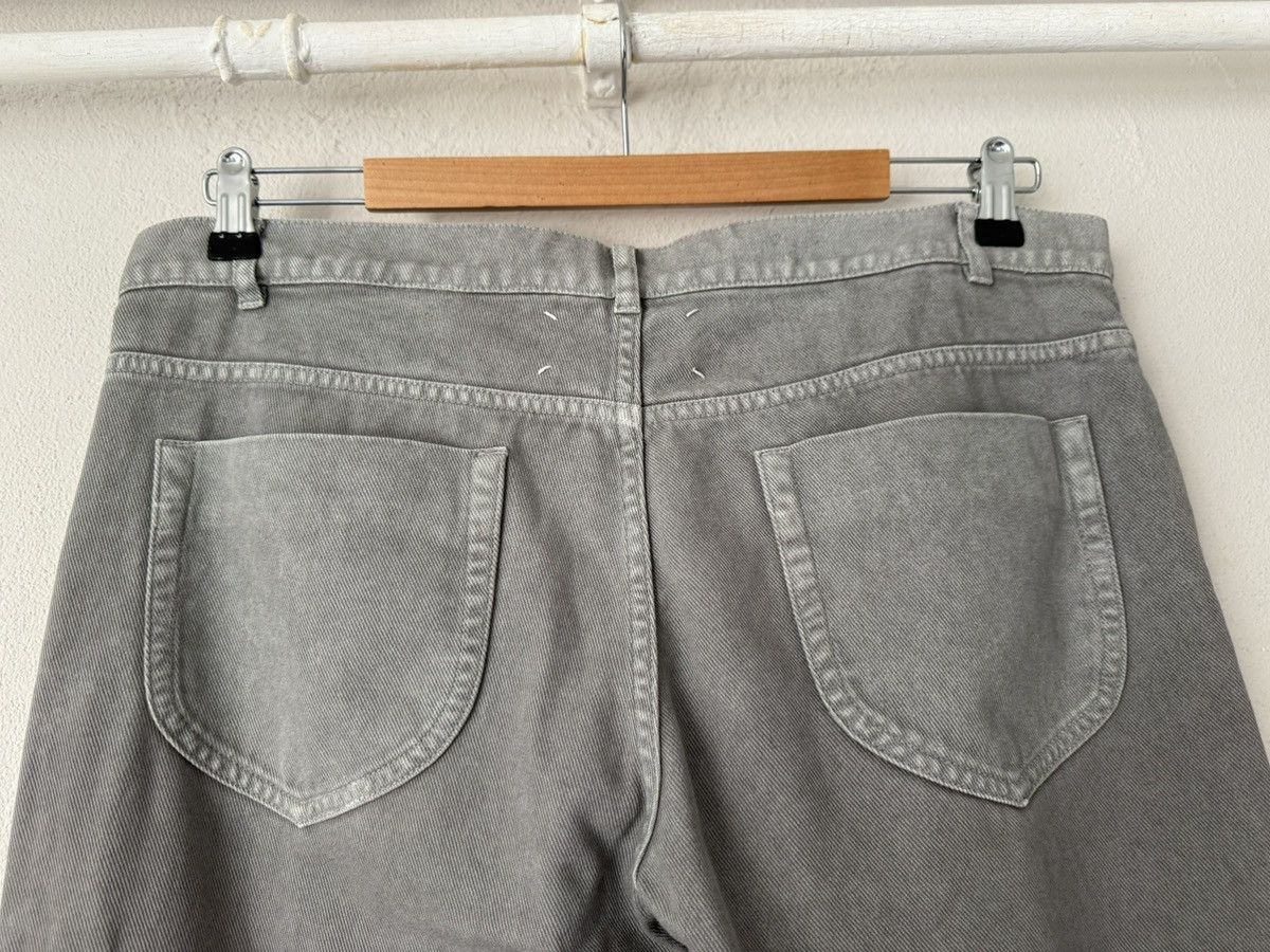 Maison Margiela Grey Washed Jeans with Signature Back Stitching Size US 36 / EU 52 - 7 Thumbnail