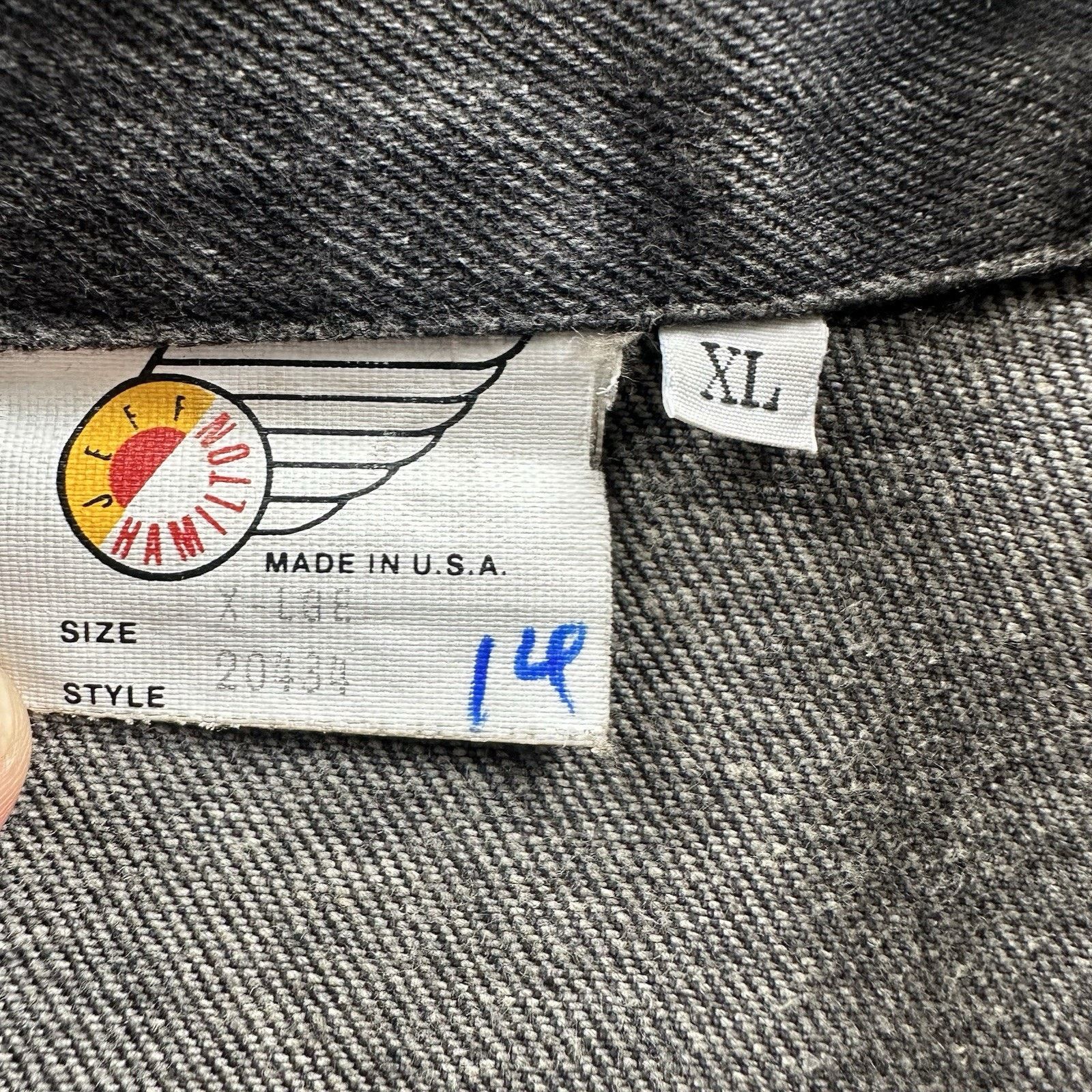 Jeff Hamilton × Vintage Vintage 80s Jeff Hamilton Lost Boys Cast & Crew Denim Jacket Size US XL / EU 56 / 4 - 5 Thumbnail