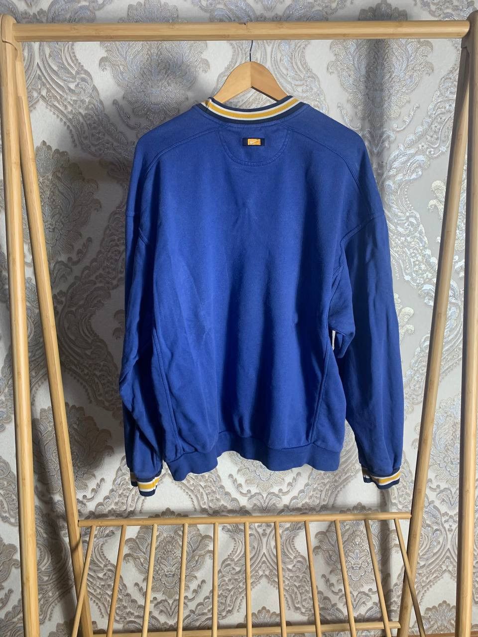 Nike × Vintage VERY RARE NIKE BIG LOGO SWOOSH SWEATSHIRT DRILL 90s Y2K SK8 Size US XL / EU 56 / 4 - 8 Thumbnail