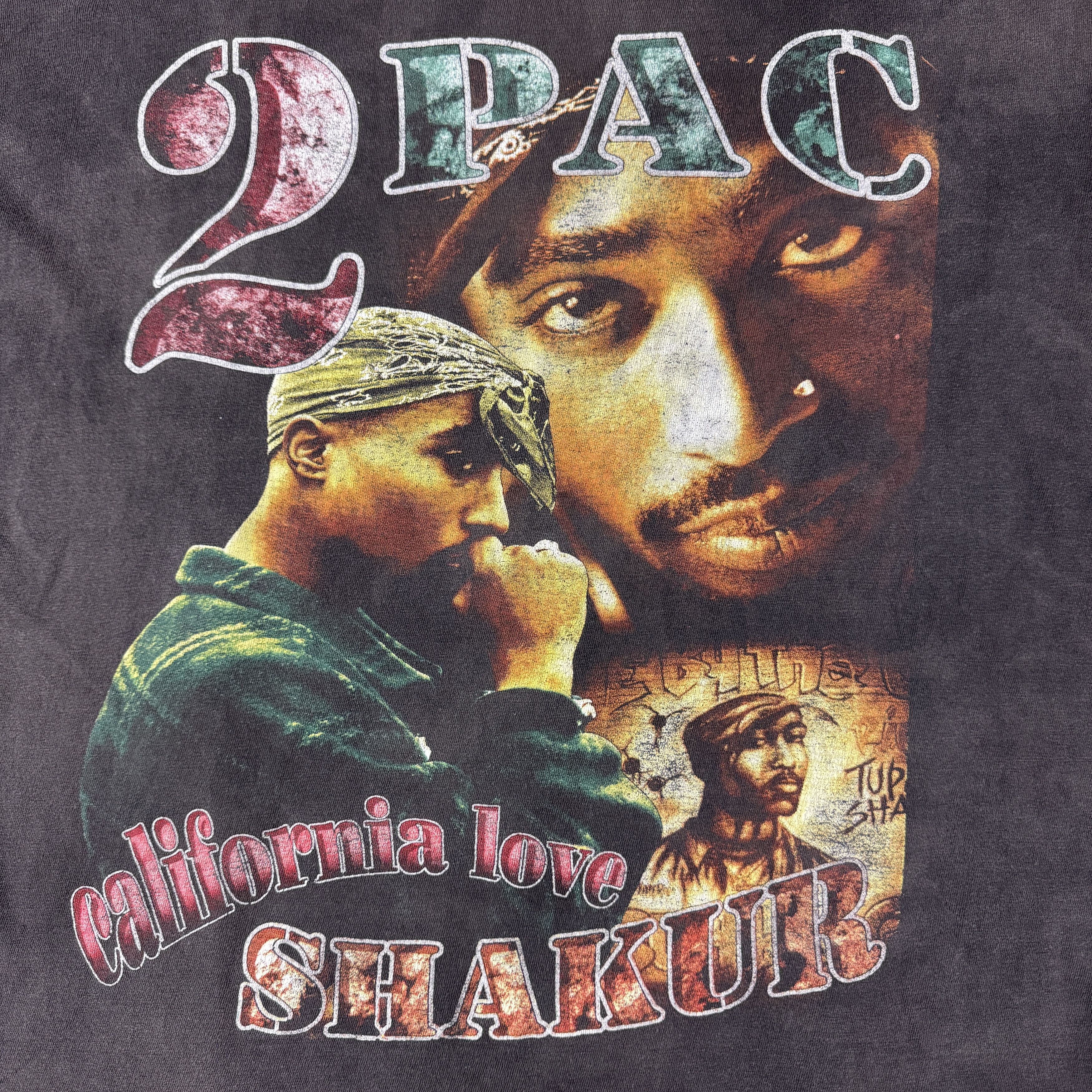 Rap Tees Vintage 90s Tupac "California Love" Rap Tee Size US XL / EU 56 / 4 - 5 Thumbnail
