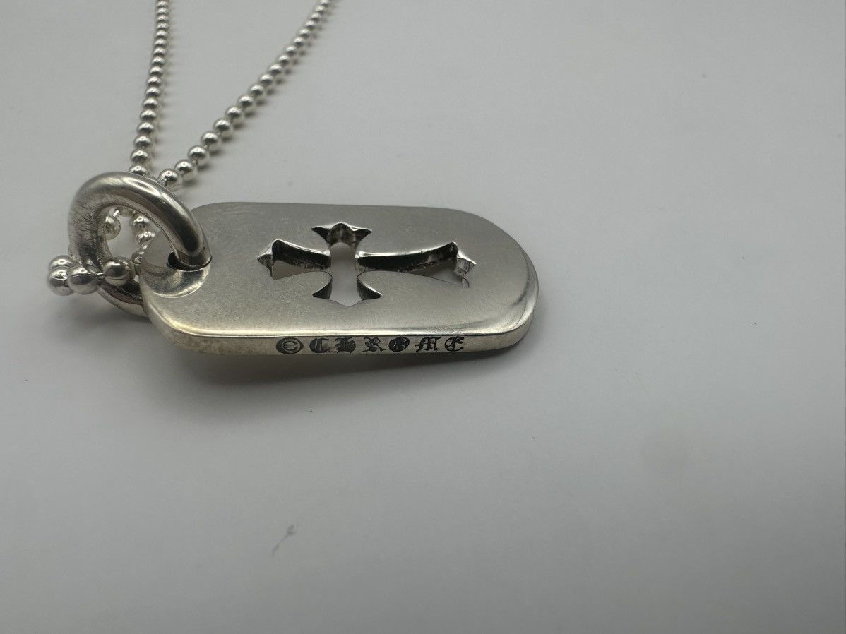 Chrome Hearts Chrome hearts silver cross cut out dog tag Size ONE SIZE - 3 Thumbnail