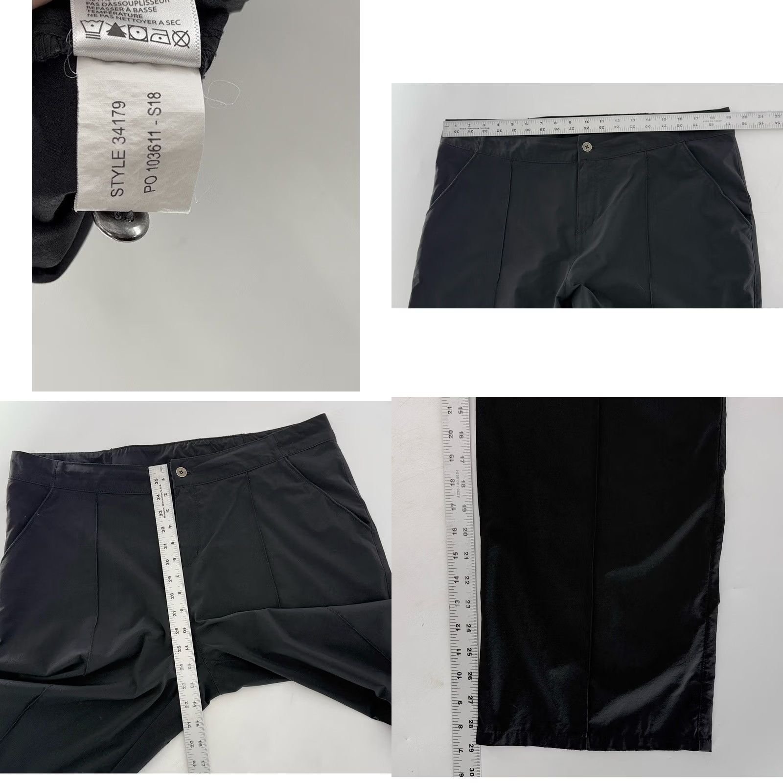 Royal Robbins Royal Robbins Black Nylon Stretch Performance Pants Sz 16 Women’s Straight Pockets High Rise Lightweight Casual Workwear Gorpcore Weather: All Seasons Size 38" / US 16 / IT 52 - 8 Thumbnail