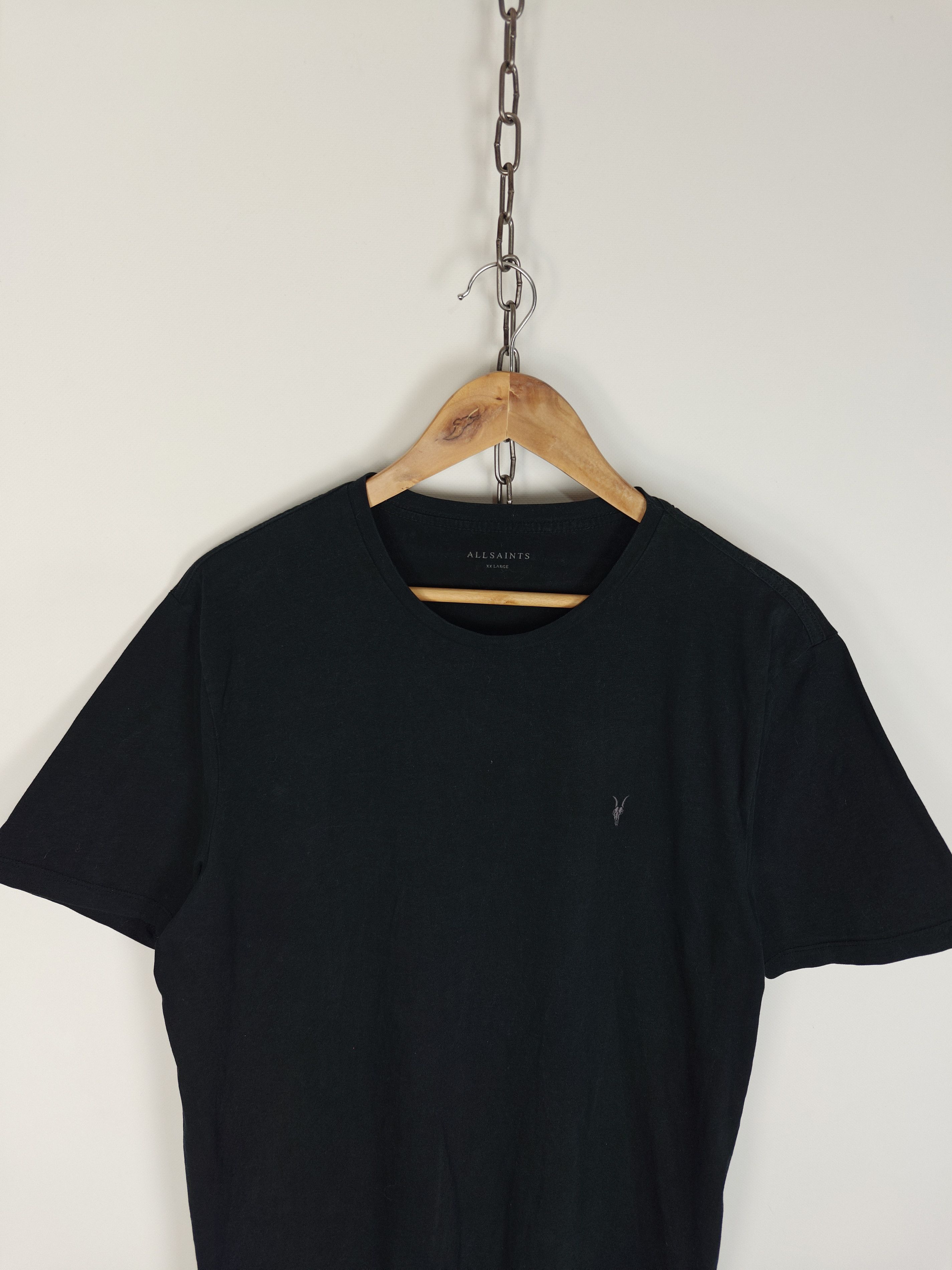 Allsaints Allsaints Basic T-Shirt Brace Tonic Logo Black size XXL Size US XXL / EU 58 / 5 - 2 Thumbnail