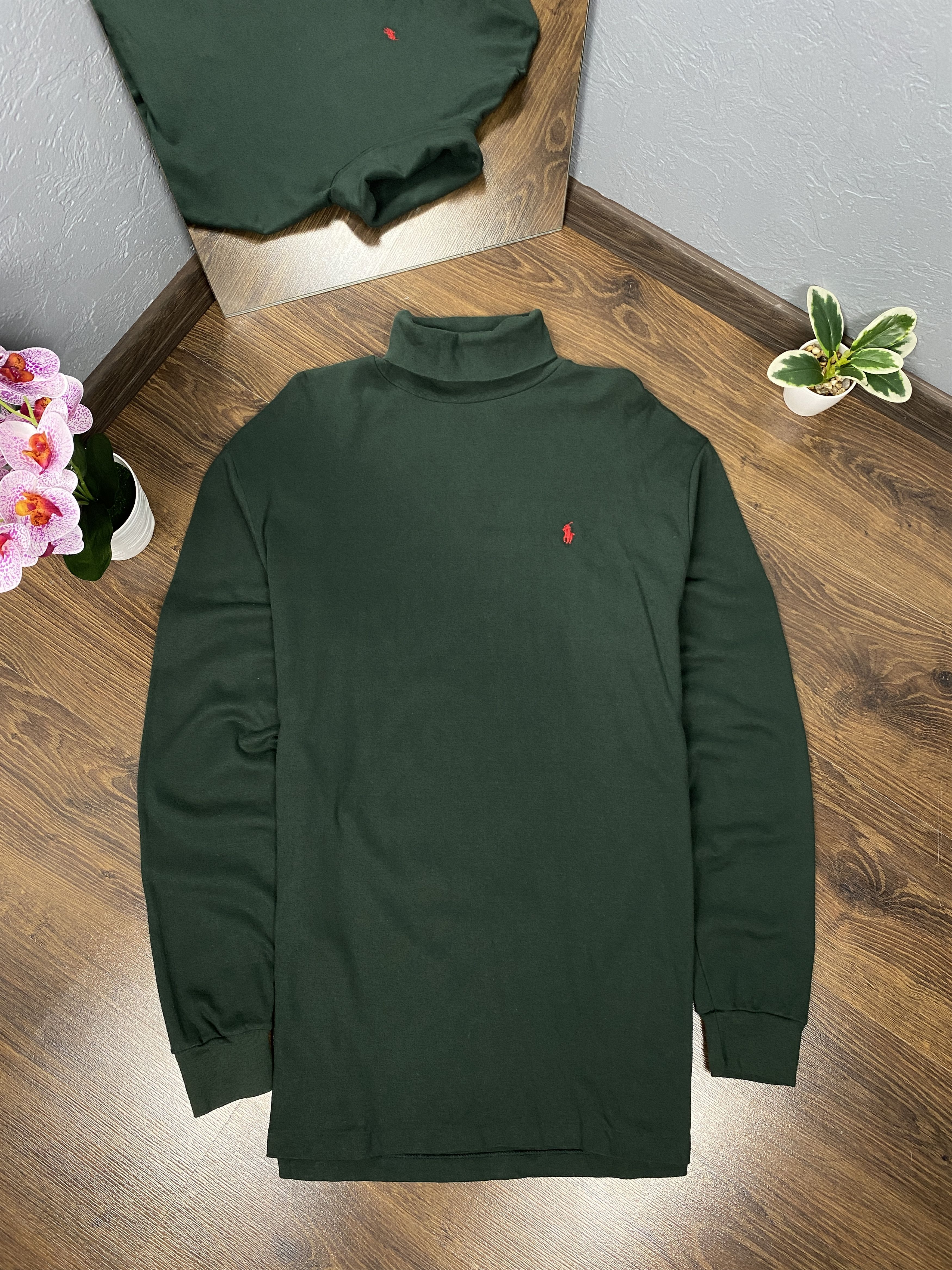 Polo Ralph Lauren × Ralph Lauren Polo Ralph Lauren 90s vintage turtleneck sweater high neck Size US L / EU 52-54 / 3 - 1 Thumbnail