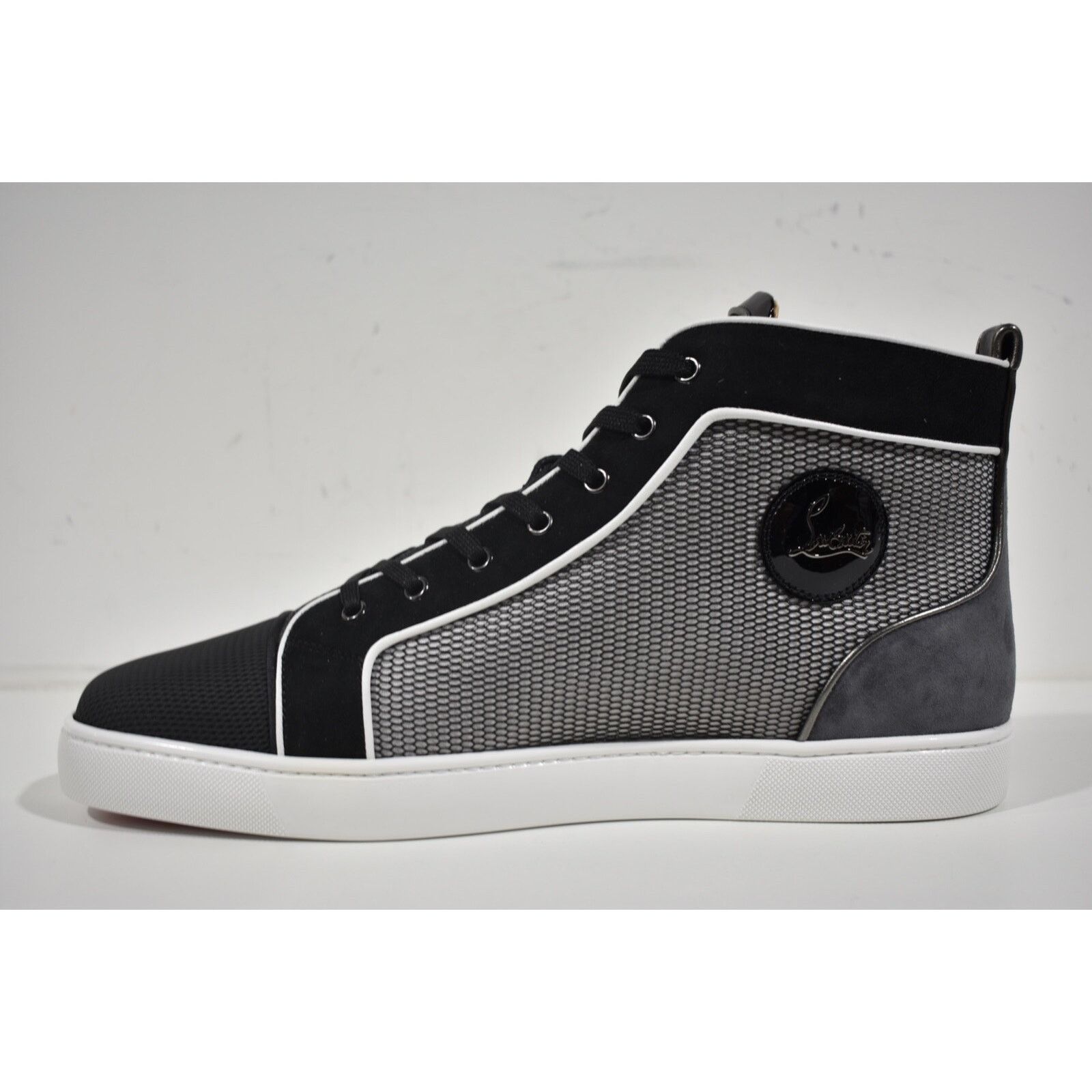 Christian Louboutin Christian Louboutin Louis Orlato Flat Black Grey White Size US 15 / EU 48 - 10 Thumbnail