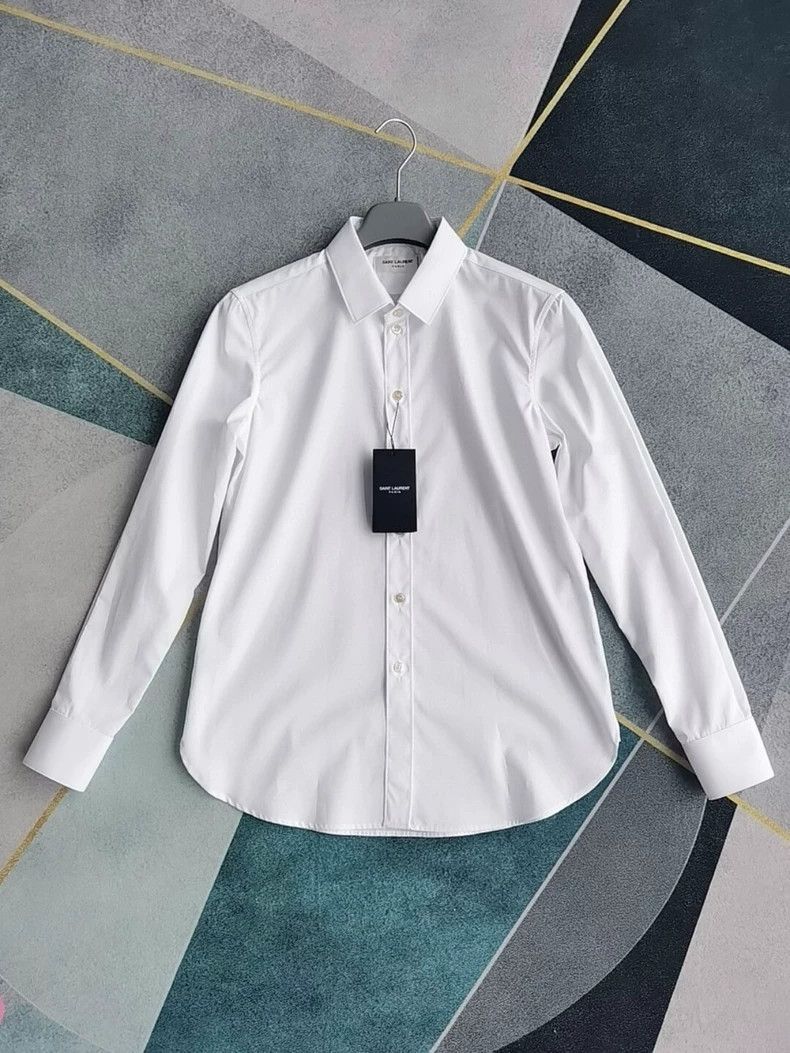 Saint Laurent Paris Saint Laurent Paris size 36 White cotton shirt 2504-Nextar Size US M / EU 48-50 / 2 - 1 Thumbnail