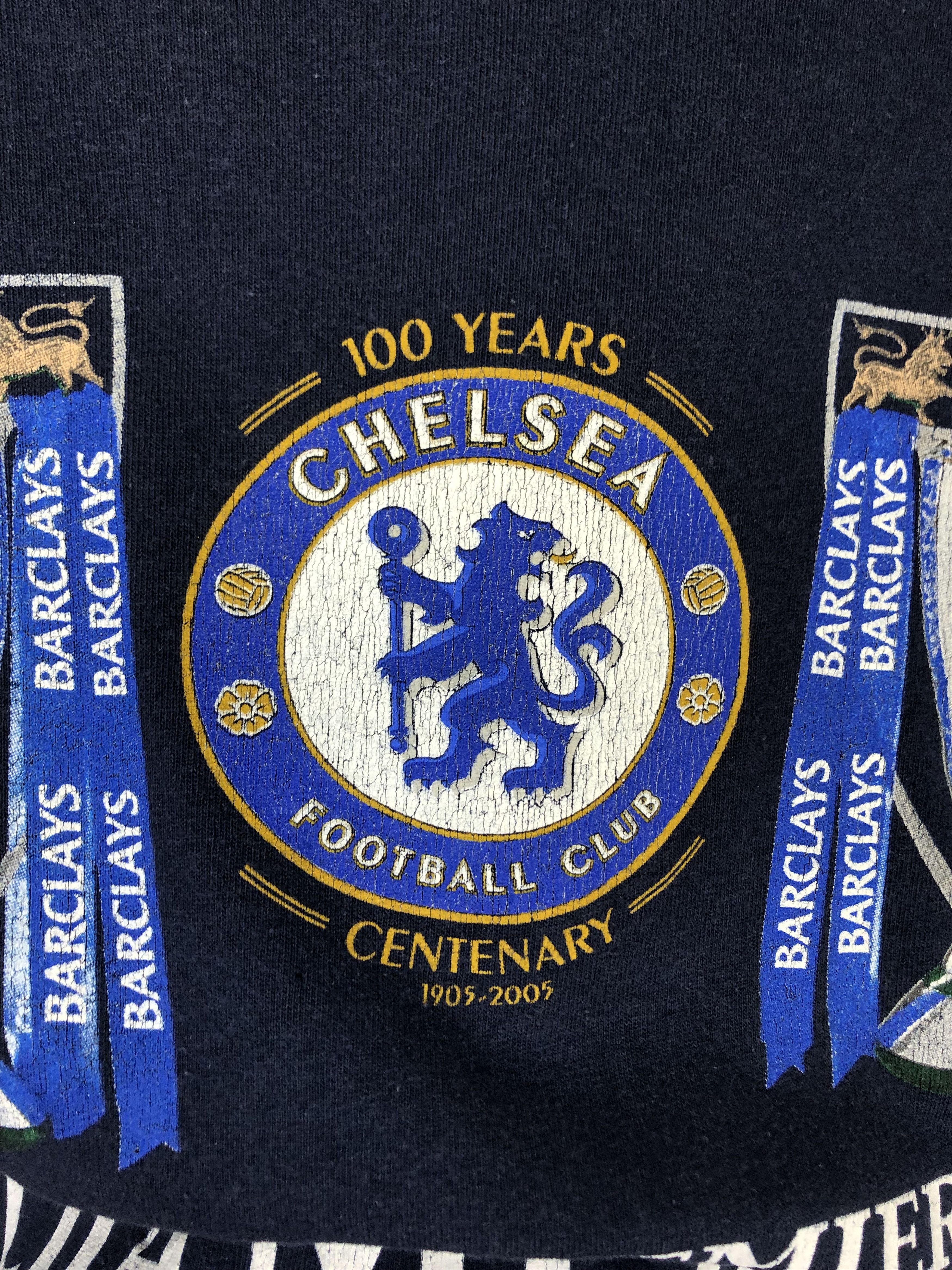 Vintage Vintage Chelsea Champions Football Shirt Over Print Tee Size US L / EU 52-54 / 3 - 4 Thumbnail