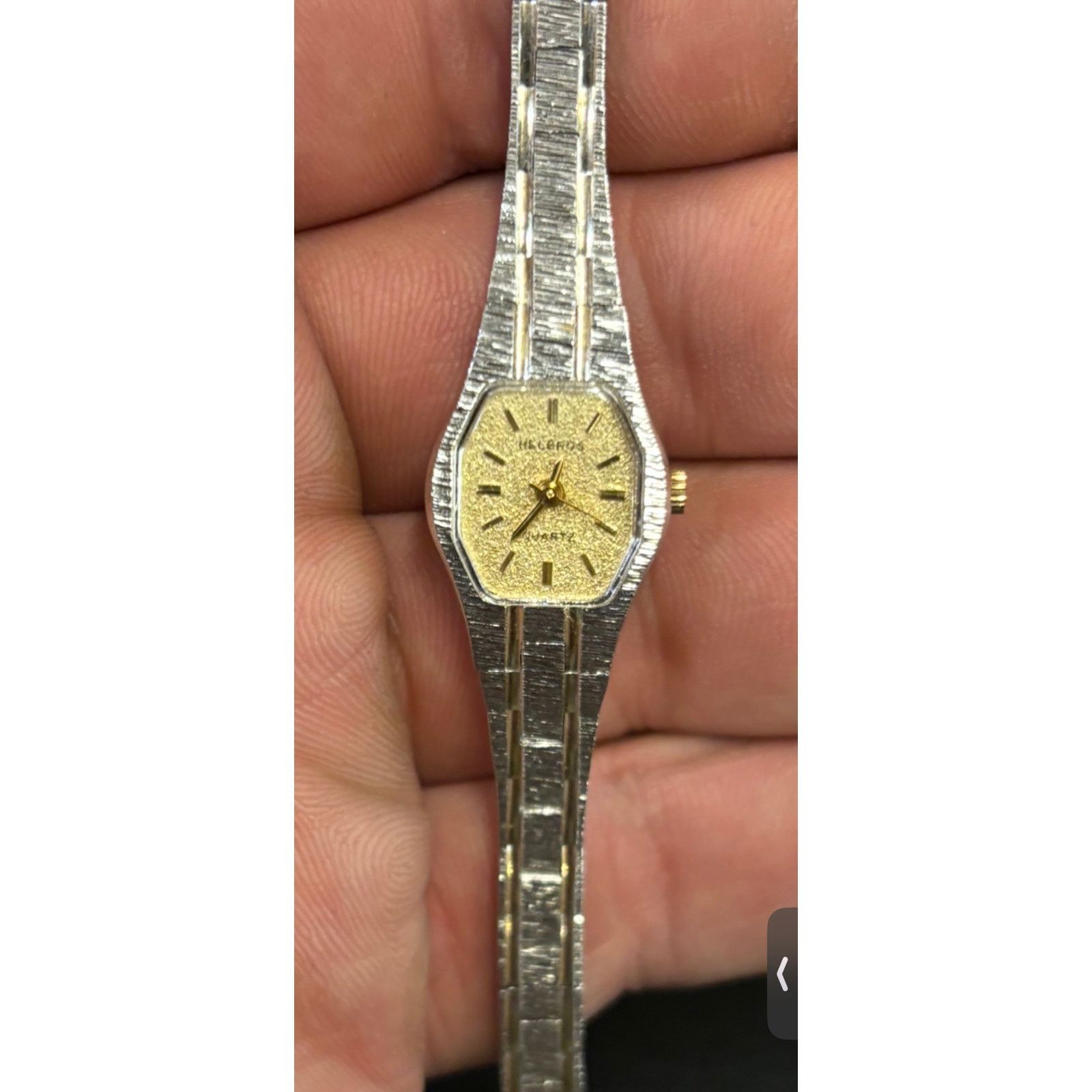 Other Vintage Helbros 24783 2-Tone Women’s Watch! New Battery! Size ONE SIZE - 1 Thumbnail