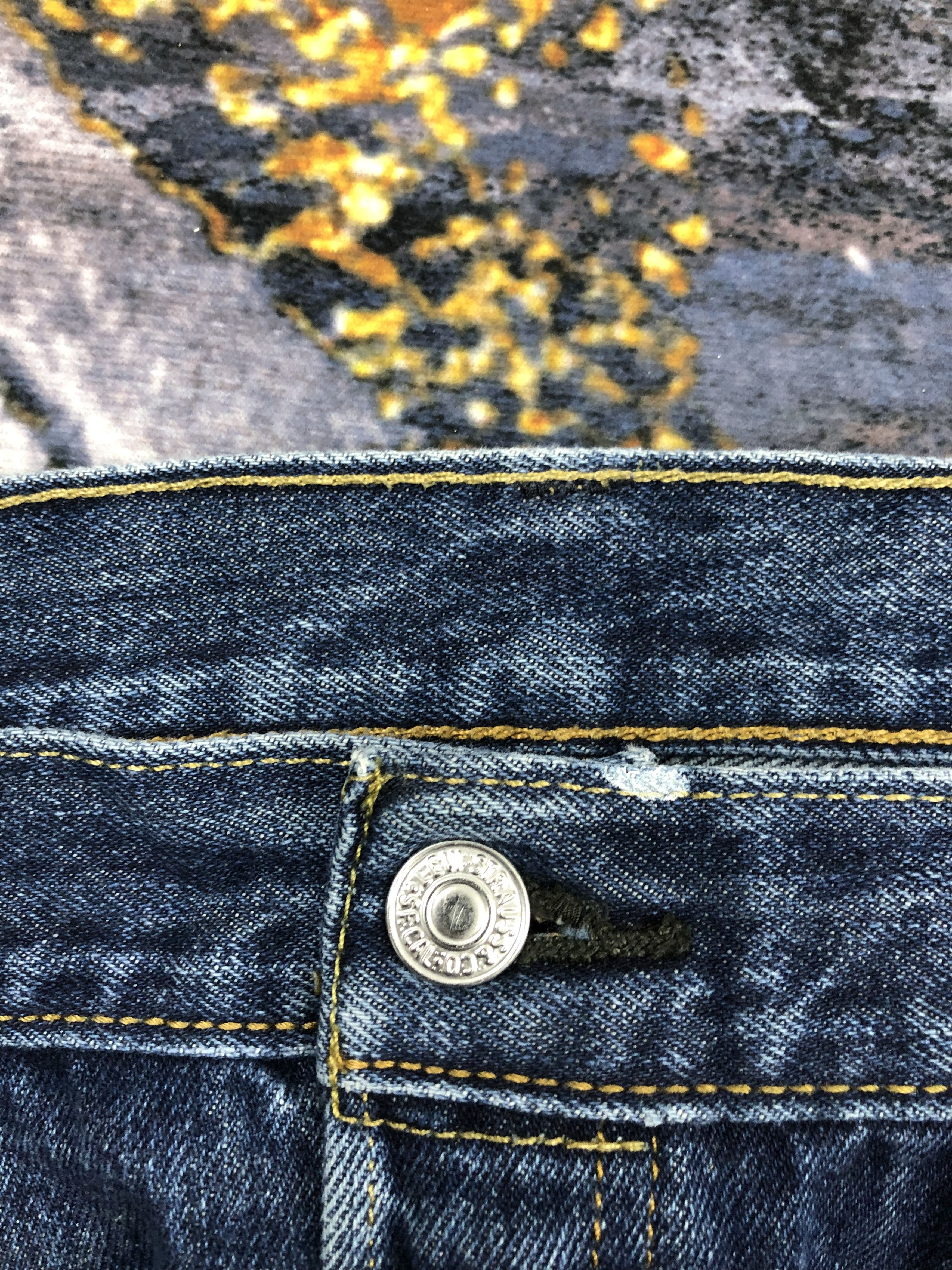 Levi's Vintage Levis 501 Splatter Paint Jeans DPP0096 Size US 39 - 10 Thumbnail