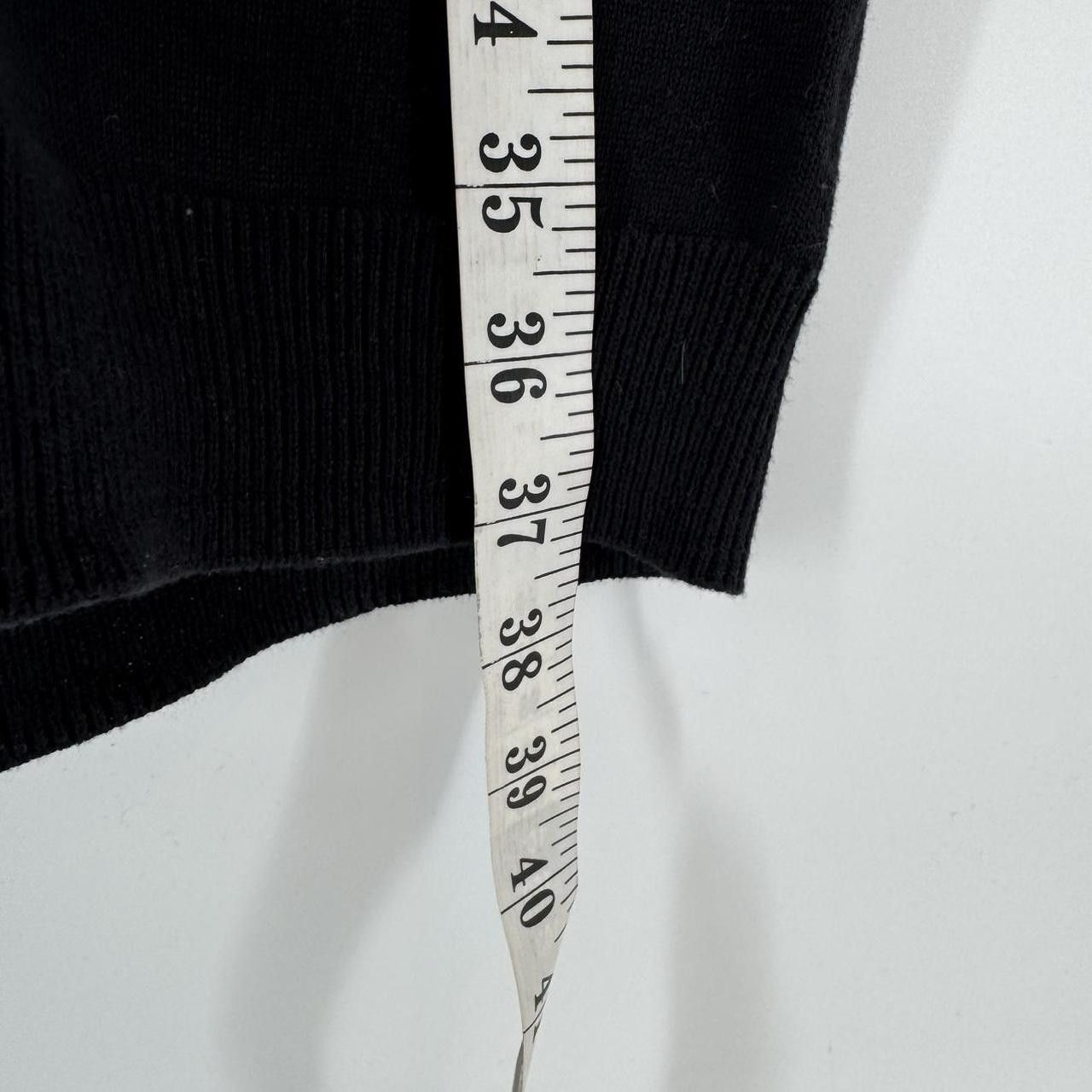 Vince Vince Women’s Black Cotton Sweater Dress Size M Long Sleeve Size M / US 6-8 / IT 42-44 - 4 Thumbnail