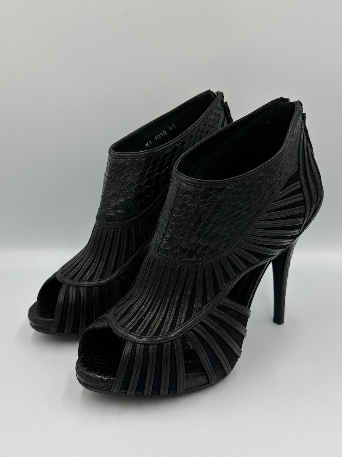 Dior Christian Dior "Temptation" Leather Heels open toe Size US 9 / IT 39 - 1 Thumbnail