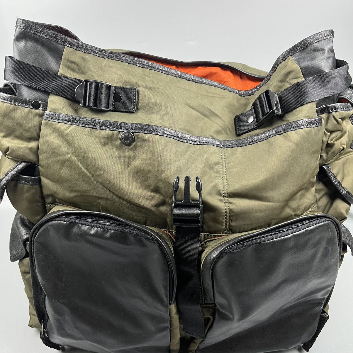 Yohji Yamamoto Y’saccs - Tanker Backpack Nylon Leather Size ONE SIZE - 10 Thumbnail