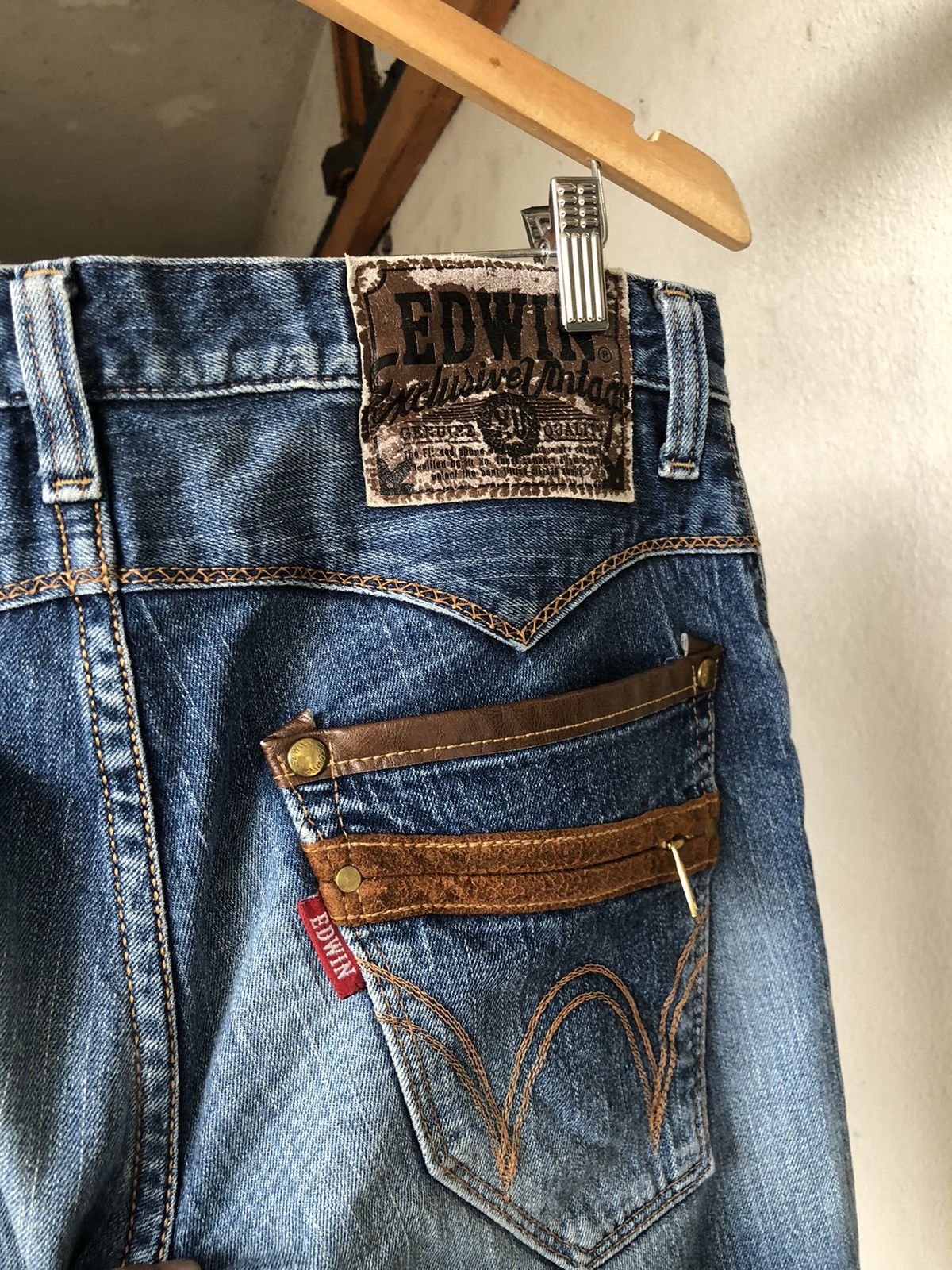 Edwin Vintage Edwin Distressed Denim Size US 32 / EU 48 - 20 Thumbnail