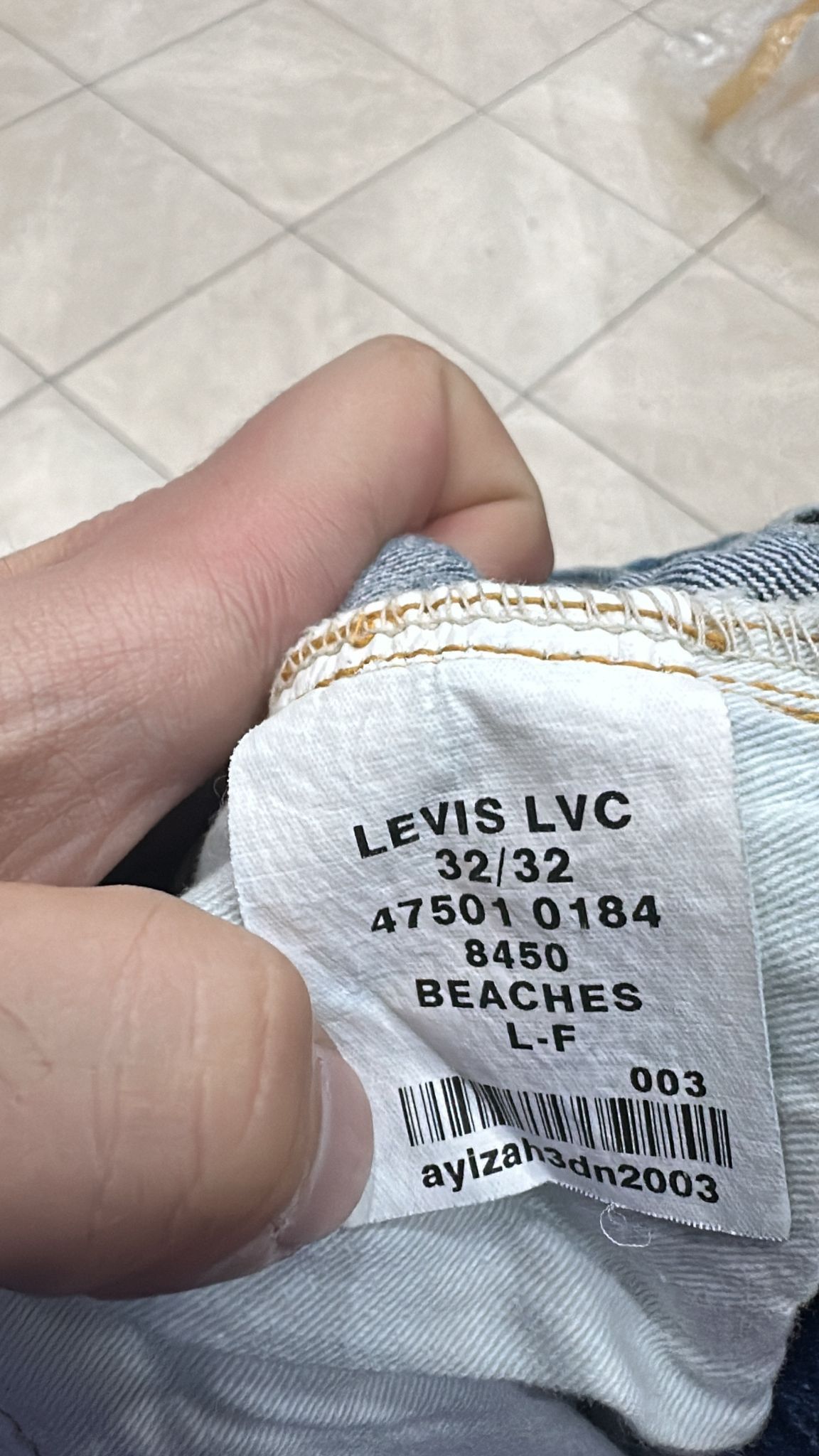 Levi's Vintage Clothing LVC Levi's Vintage Clothing 1947 501XX BigE Selvedge Jeans Size US 32 / EU 48 - 6 Thumbnail