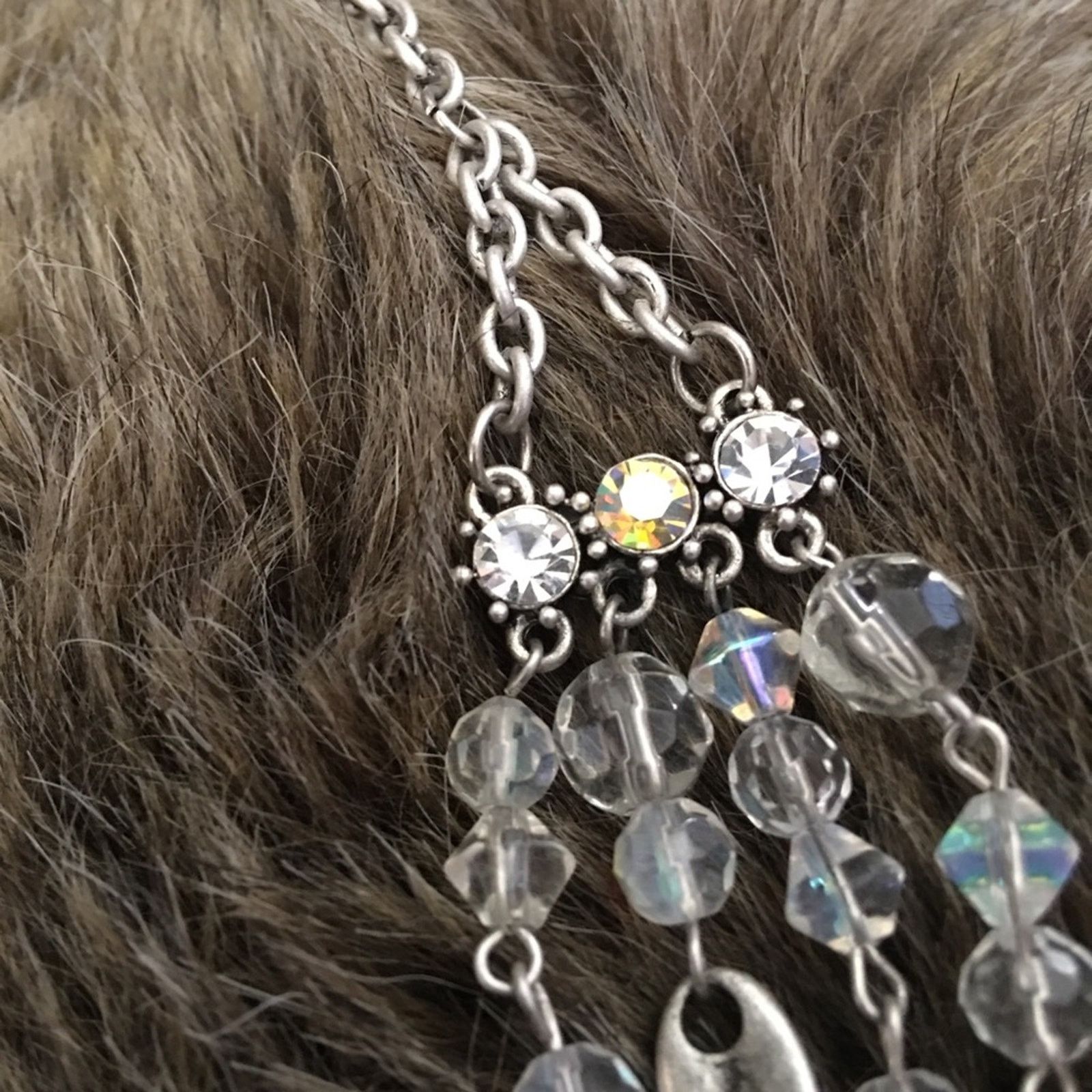 Jewelry Four strand layered opalescent bead necklace Size ONE SIZE - 7 Thumbnail