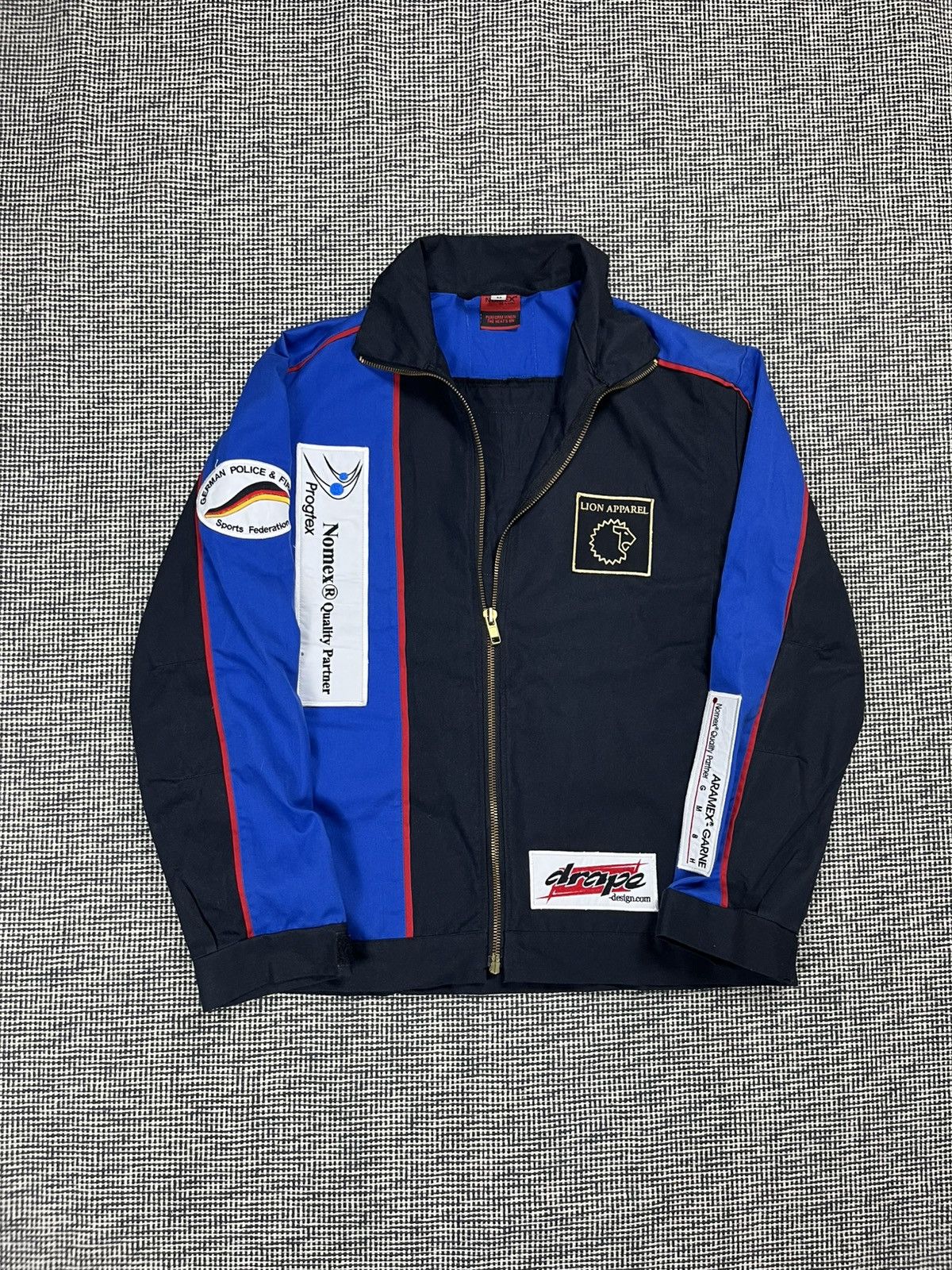 Vintage Vintage y2k German police polizei racing moto jacket patches Size US M / EU 48-50 / 2 - 1 Thumbnail