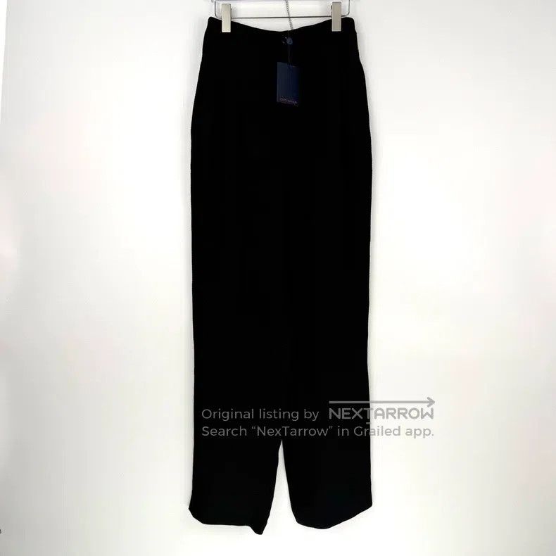 Louis Vuitton Louis Vuitton Black chiffon presbyopic leather label trous Size US 36 / EU 52 - 3 Thumbnail