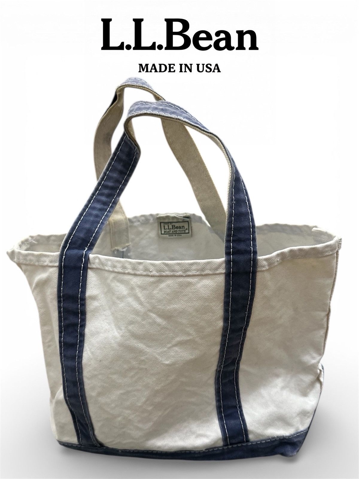 L.L. Bean Vintage L.L Bean Heavy Cotton Boat Bag Size ONE SIZE - 1 Thumbnail