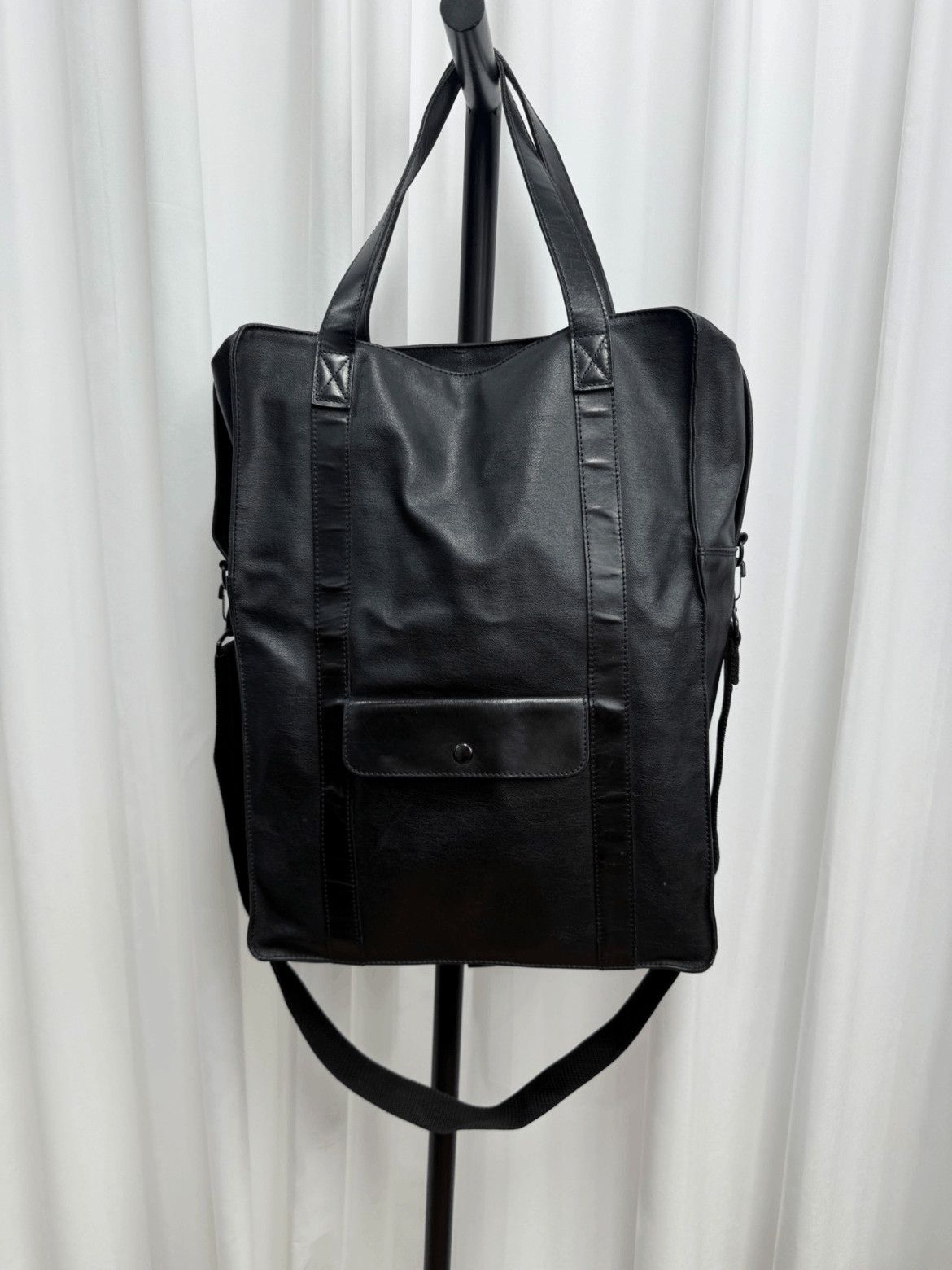 Yohji Yamamoto Yohji Yamamoto Y's Waxed Shoulder Bag Size ONE SIZE - 1 Thumbnail