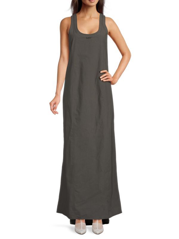 Brunello Cucinelli o1w1db10825 Dress in Charcoal/Grey Size XL / US 12-14 / IT 48-50 - 1 Thumbnail