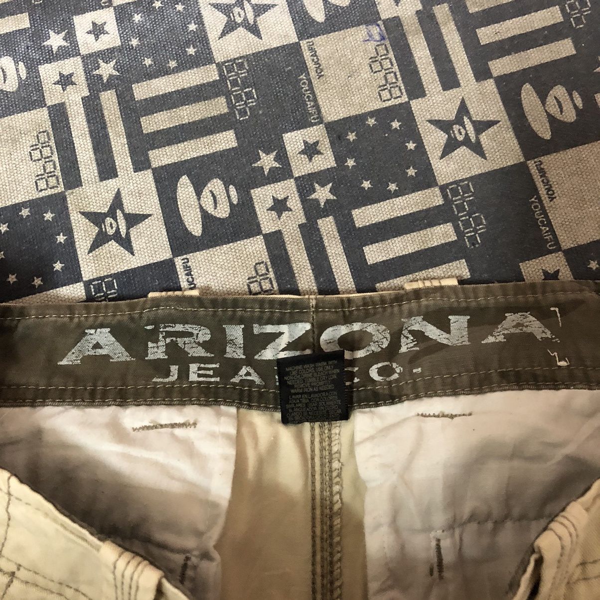 Arizona Jean Co. DL AriZona Jeanco. White Cargo Multipocket Pants #C641 Size US 31 - 20 Thumbnail