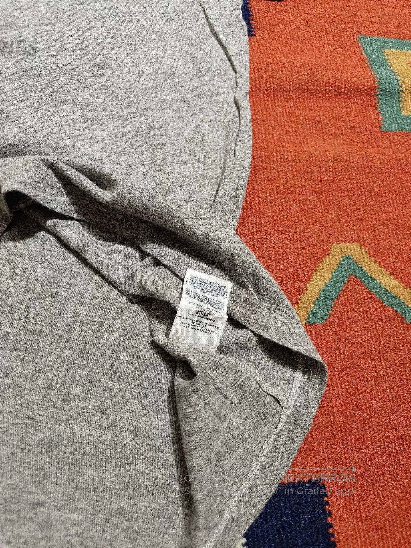 RRL Ralph Lauren Vintage RRL Military T-Shirt in Gray. Size US M / EU 48-50 / 2 - 4 Thumbnail