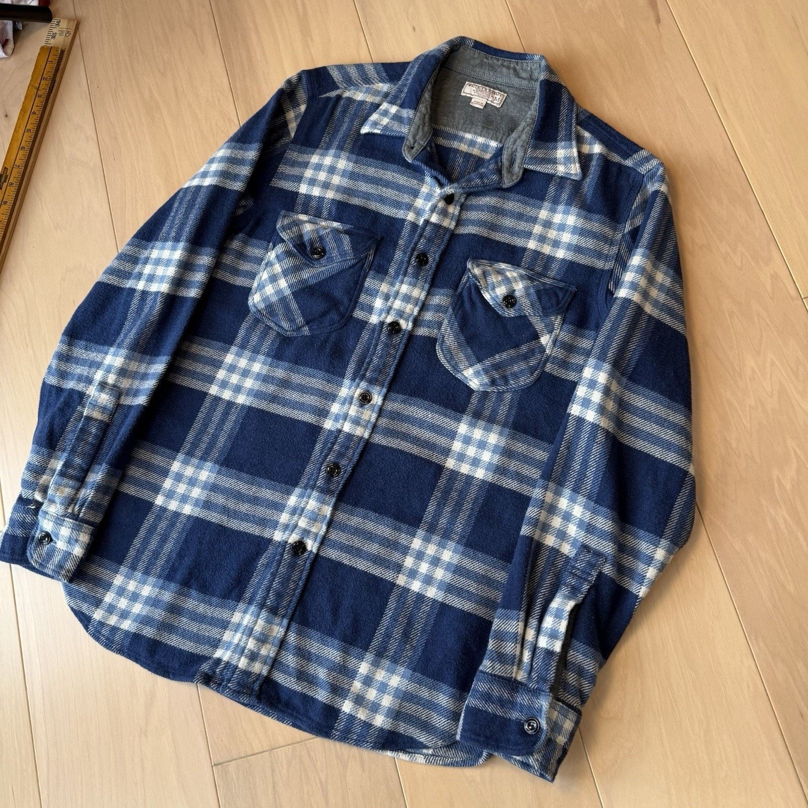 Wallace & Barnes Wallace & Barnes Flannel M Multicolor Plaid Cotton Shirt Size US M / EU 48-50 / 2 - 10 Thumbnail