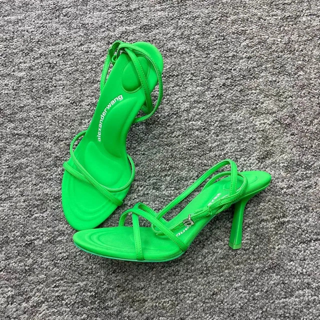 Alexander Wang Alexander Wang Green Buckle High Heels. Size US 6 / IT 36 - 1 Thumbnail